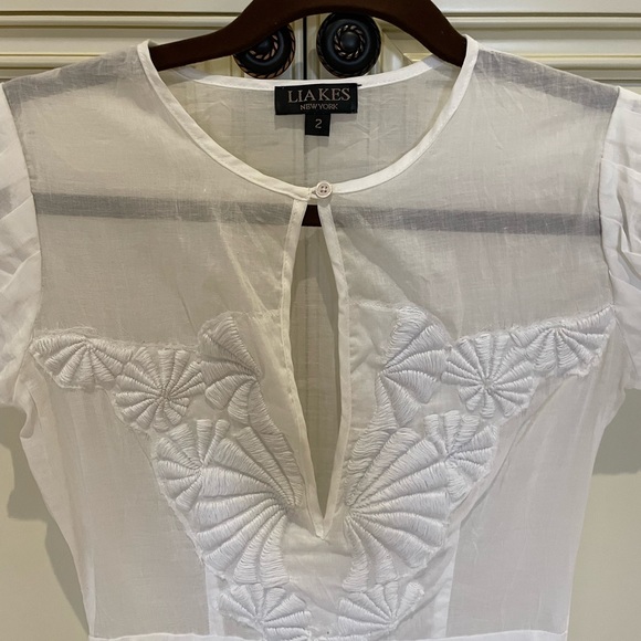 Lia Kes New York white dress size 2 - Picture 2 of 7
